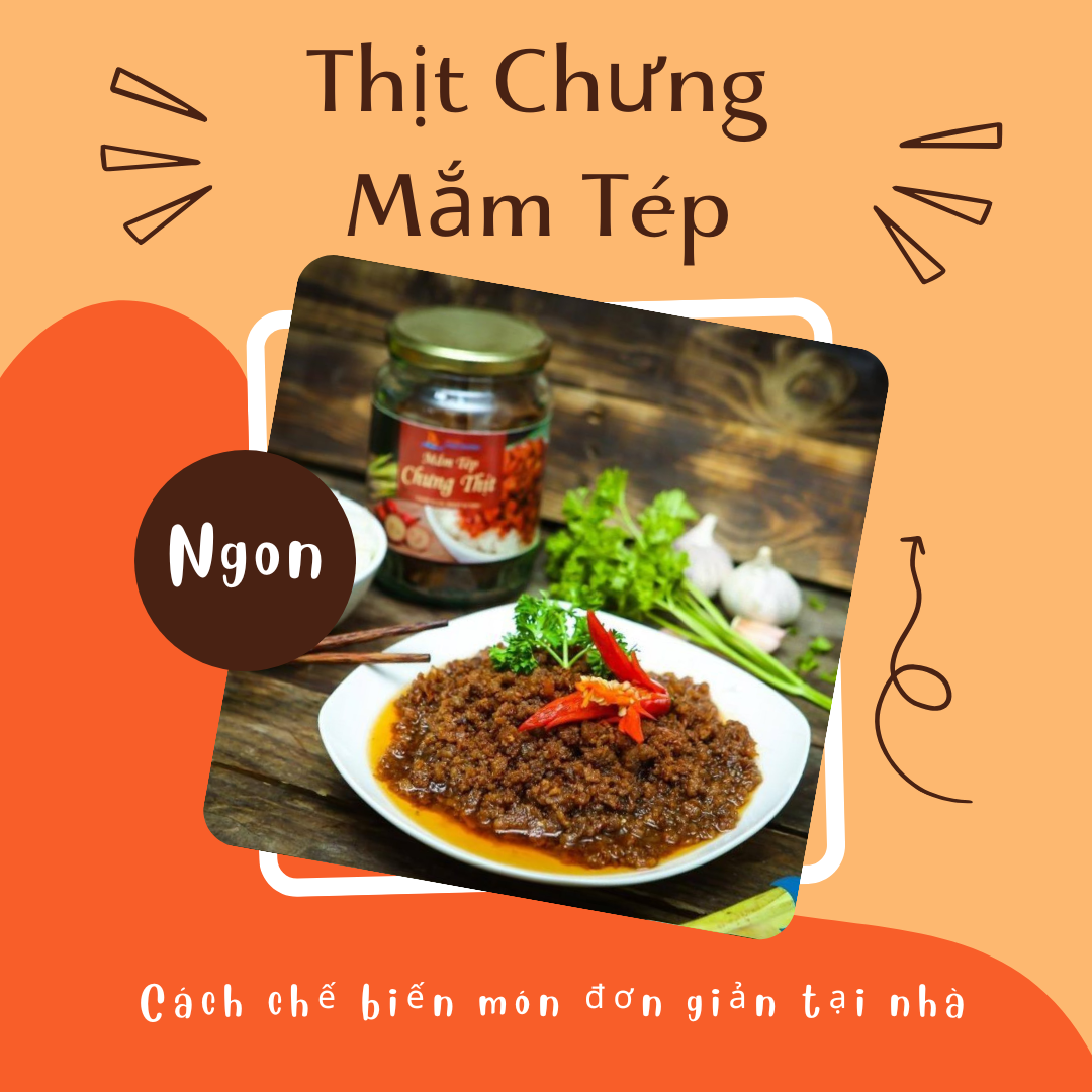 Có thể làm ruốc thịt chưng mắm tép từ loại thực phẩm nào khác không?